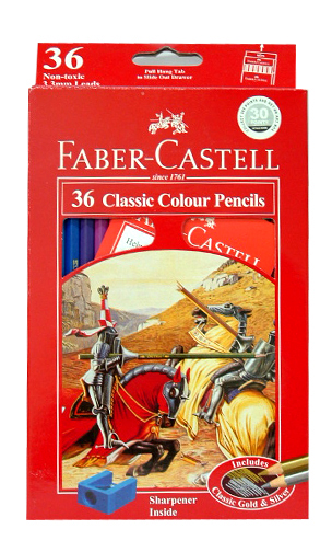 Faber Castell Classic Coloured Pencils 36 Pack